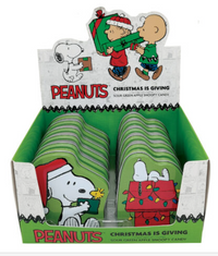 Peanuts Christmas is Giving Snoopy Festive Candy Tin