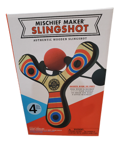 Mischief Maker Slingshot with 4 foam balls.