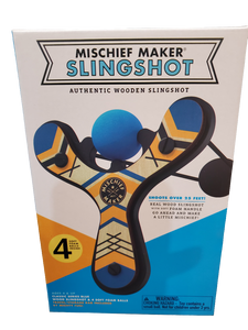 Mischief Maker Slingshot with 4 foam balls.