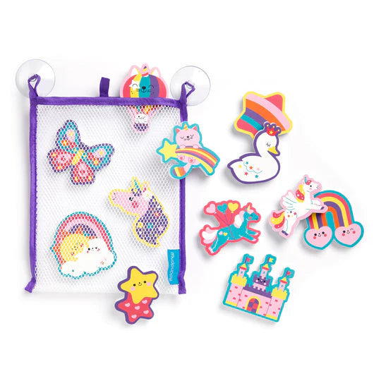 Stickable Bath Shapes: Unicorn Dreams