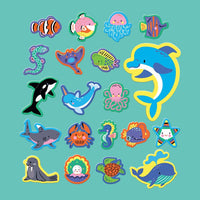 Stickable Bath Shapes: Ocean Life