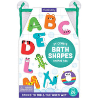 Stickable Bath Shapes: Animal ABC