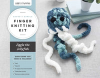 Super Simple Finger Knitting Kit- Jiggle the Jellyfish