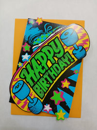 Skateboard Birthday Card