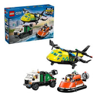 60505- Lego Airplane, Service Truck, Hovercraft