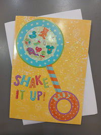 Shake it Up New Baby Card