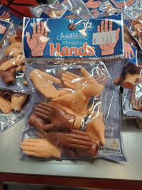 Itty bitty hands (bag of 12)