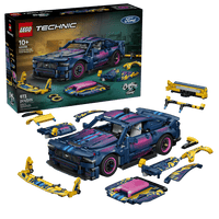 LEGO Technic Custom Garage Ford Mustang GT