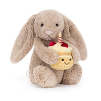 Beige Birthday Bunny- Jellycat