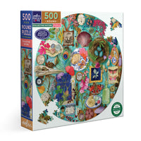 Collecting Nature Round Puzzle- 500 pc