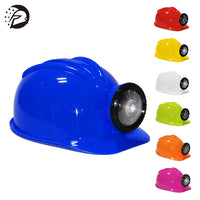 Miner's Helmet w/headlight- lime green