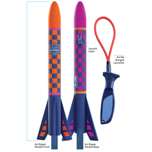 Air Ripper Rocket (launcher and 2 rockets) Red and Blue