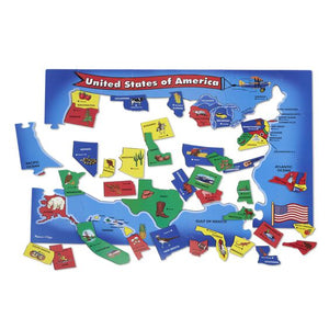 USA Map 51pc Floor Puzzle