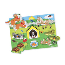 Load image into Gallery viewer, Pets Peg Puzzle 8pc
