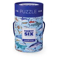 Load image into Gallery viewer, Thirty Six Animals 100pc Puzzle: Shark World
