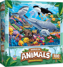 Load image into Gallery viewer, World of Animals: Undersea Friends 100pc Puzzle
