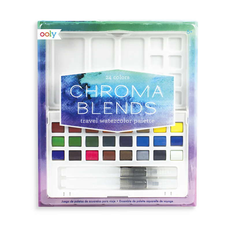 Chroma Blends Travel Watercolor Palette