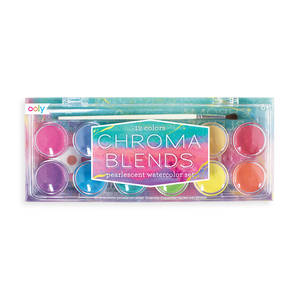 Chrome Blends pearlescent water color set