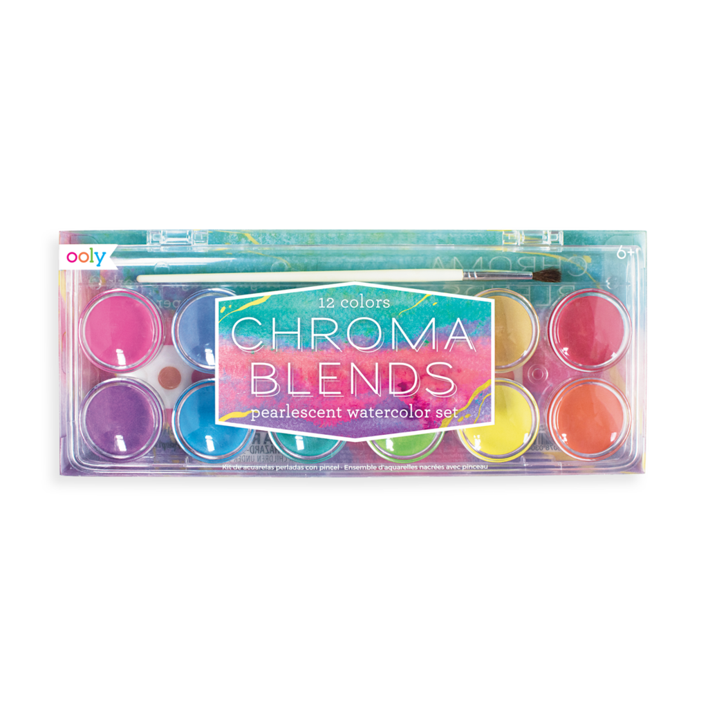 Chrome Blends pearlescent water color set