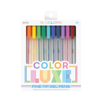 Color Luxe Fine Tip Gel Pens