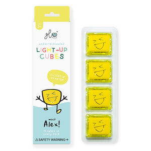 Glo Pal Light Up Cubes! 4 Pack