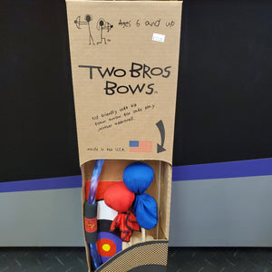 Two Bros Bows: Blue Tie Dye Bow
