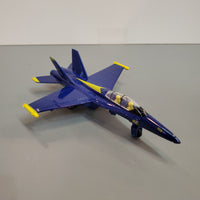 Die Cast F-18 Blue Angel with pull back action