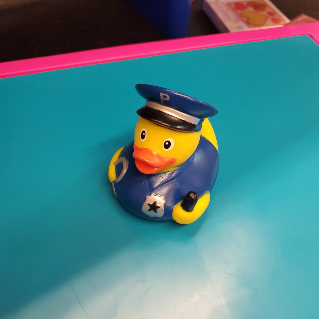 Rubber duck police officer