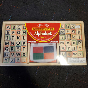 Alphabet Wooden Stamp set