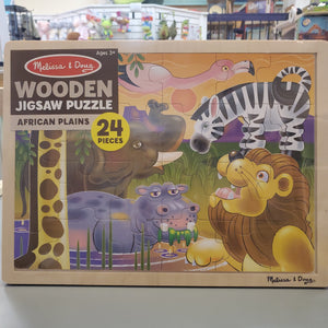 Wooden Jigsaw Puzzle 24pc. African Plains