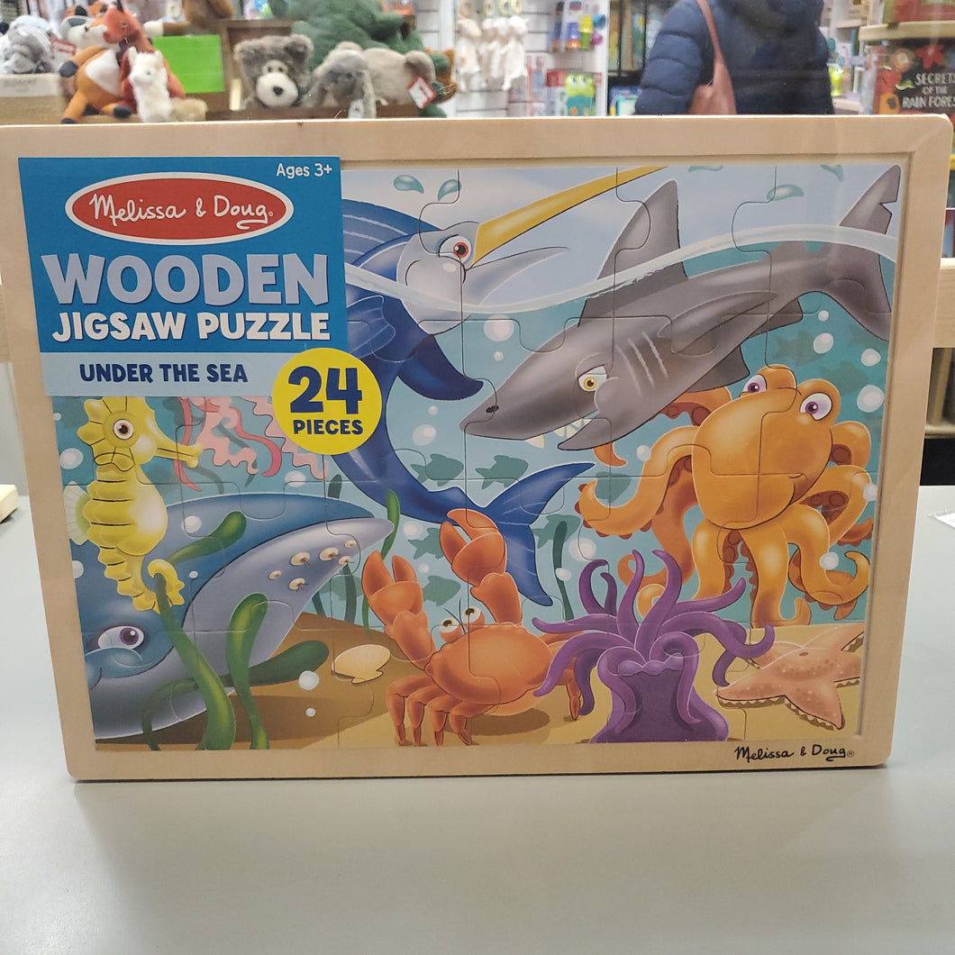 Wooden Jigsaw Puzzle 24pc. Under the Sea