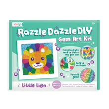 Load image into Gallery viewer, Razzle Dazzle Gem Art Kit Little Lion
