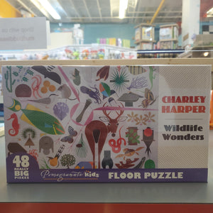 Wildlife Wonders by Charley Harper 48pc Floor Puzzle