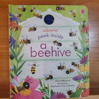 PEEK INSIDE A BEEHIVE - (Usborne)