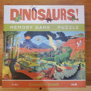 Dinosaurs Memory game and puzzle