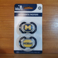 2pk U of M Othodontic Pacifiers