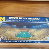 U of M "Big House" 1000pc Panoramic Puzzle