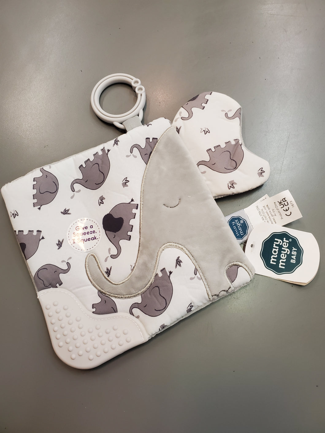 Elephant Crinkly Teether