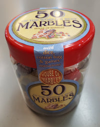 Jar of 50 Marbles