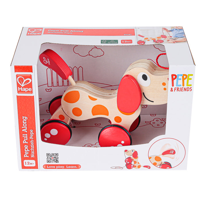 Hape pepe pull store along