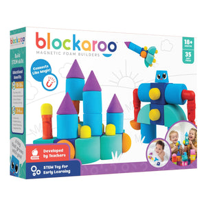 Blockaroo 35pc Magnetic Foam set