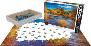 Red Rock Crossing 1000 pc puzzle