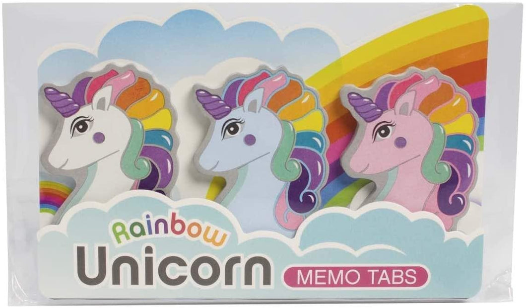 Rainbow Unicorn Memo Tabs