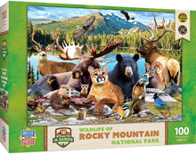 Load image into Gallery viewer, Wildlife of Rocky Mountain National Park 100pc Puzzle
