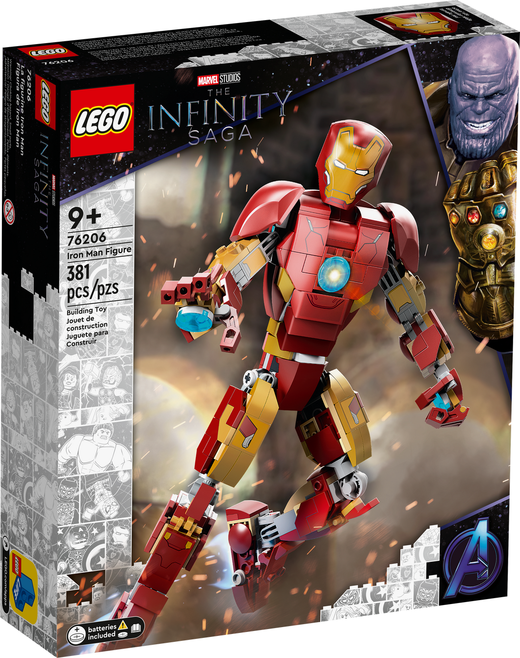 76206: Iron Man Figure