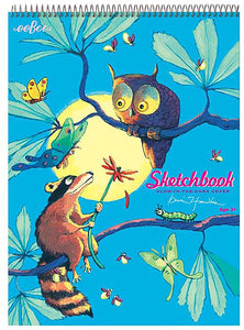 EeBoo Owl & Raccoon sketchbook