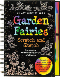 Scratch and Sketch Garden Fairies