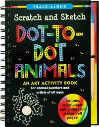 Scratch and Sketch Dot-To-Dot Animals