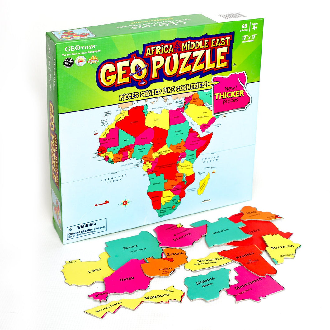 Africa and Middle East Geo Puzzle