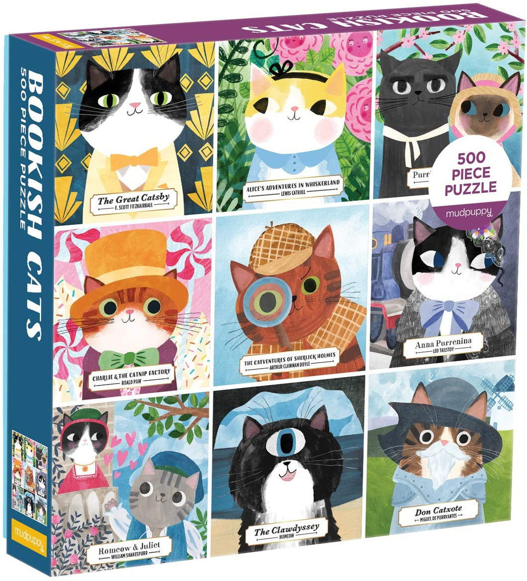 Bookish Cats 500pc Puzzle